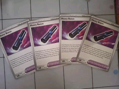 4x Heavy Baton 151/162 Sv05: Temporal Forces Regular - Image 1 of 2