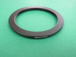 82mm-67mm 82-67 Stepping Step Down Male-Female Filter Ring Adapter 82mm-67mm - Picture 1 of 2
