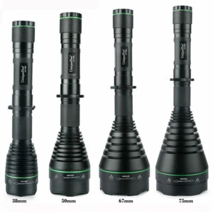 Uniquefire UF-1508 75mm LENS Infrared 940NM 850NM Red Green LED Zoom Flashlight - Picture 1 of 42