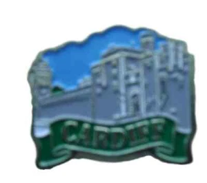 Cardiff Wales - Welsh National Quality Enamel Lapel Pin Badge - Picture 1 of 2