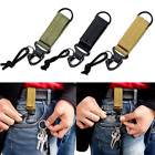 Porte-clés tactique molle en nylon crochet toile mousqueton boucle ceinture pour camping en plein air