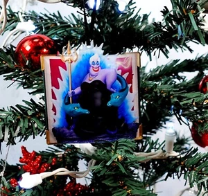 The Little Mermaid Ursula Christmas Ornament Sea Witch Holiday Decor Gifts 2D - Picture 1 of 4
