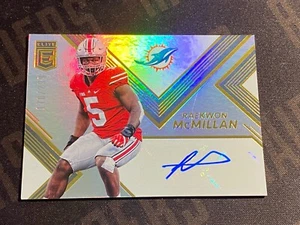 Raekwon McMillan 2017 Panini Elite Rookie Auto #RA22 170/299 RC Miami Dolphins - Bild 1 von 3