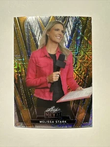 2024 Leaf Metal Women of Sport Melissa Stark Gold Mojo 1/1 One Of One - Picture 1 of 6