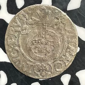 1625 Germany Prussia Georg Wilhelm 1/24 Thaler Lot#T1069 Silver! KM#116.1 - Picture 1 of 2