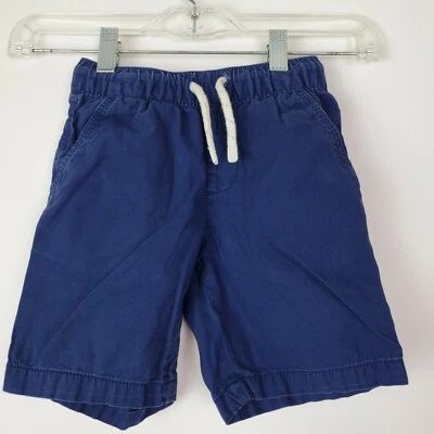 Epic Threads Boys 5 Navy Blue Cotton Pull On Uniform Shorts Pockets School - Image 1 of 4