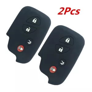 2Pcs 4 Buttons Silicone Smart Remote Key Case Cover Fob for Lexus GS LS ES IS LX - Bild 1 von 4