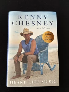 Kenny Chesney Signed First Edition Heart Life Music Autograph Book Country Music - Bild 1 von 6