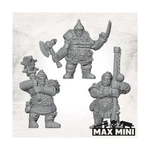 Maxmini Fantasy Mini 28mm Ogre Warriors (Set 2) Pack New - Picture 1 of 1