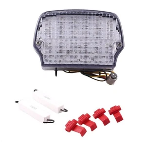 Luz de freno trasera LED de lente transparente para BMW R100R con luz de señal de giro - Imagen 1 de 5