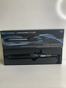 Bio Ionic Long Barrel Curling Iron 1.5" Pro Styler Brand New - Picture 1 of 9