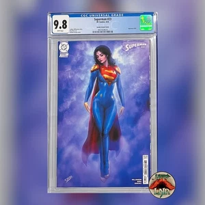 SUPERMAN #23 NATHAN SZERDY SUPERGIRL VARIANT CGC 9.8 - Picture 1 of 1