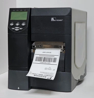 Zebra RZ400 Thermal Transfer RFID Printer 203 DPI USB Ethernet RZ400-2001-010R0 - Image 1 of 4