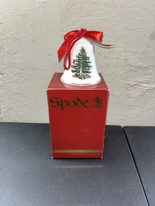 Spode Christmas Tree: Bell Ornament Merry Christmas 1989 mit Box - Bild 1 von 4