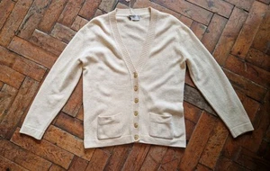 Vintage Ladies 1970s Jaeger Wool & Cashmere Cardigan S/M - Picture 1 of 8