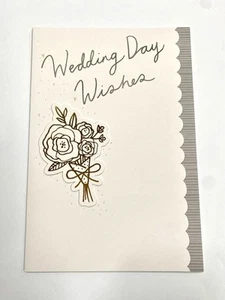 Hallmark Wedding Card Wedding Day Wishes Ol - Picture 1 of 3