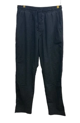 Ruisin Pants Men’s Small Black Linen blend Drawstring Stretch Waist Beach - Image 1 of 4