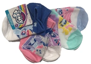 5 Paar My Little Pony Mädchen 7-10 Knöchel unsichtbare Socken Größe 4-6 neu - Bild 1 von 3