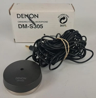 Micrófono de calibración omnidireccional Denon DM-S305 para receptor de sonido envolvente Foto 1 de 4