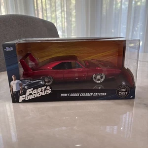 Jada Toys Fast & Furious Dom's Dodge Charger Daytona DIE-CAST Car 1/24 - Picture 1 of 15