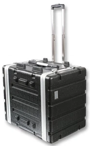 PULSE - 19" Rack ABS Flight Case with Trolley Handle and Wheels- 7U - Picture 1 of 1