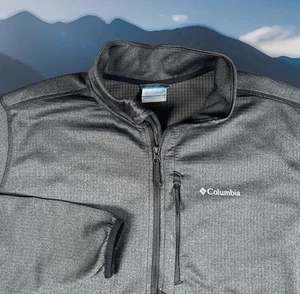 Columbia Park View Half-Zip Pullover Herren XL Grid Fleece gefüttert Omni-Wick Stretch - Bild 1 von 8