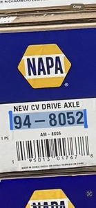 CV Axle Shaft Napa 94 - 8052 Jeep Liberty 2002 -2007 - Picture 1 of 1