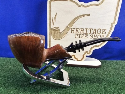 Bari Matador Mixed Finish Handmade Freehand Restored Danish Estate Pipe - Image 1 of 4