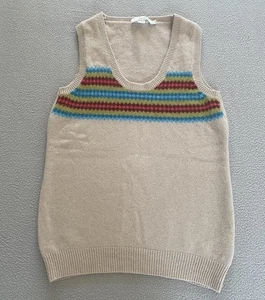 BODEN VEST TANK SZ 6-8 WOMEN FAIRISLE JUMPER 100% WOOL BLEND SEE DETAILS - Picture 1 of 7