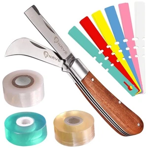 Grafting Gardening Knife,2-5/8" Curved Straight Blades Garden Knife for Buddi... - Picture 1 of 6