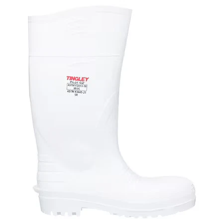 Tingley 31268 Men's Pilot G2 Tall Rubber Boots, Composite Toe, White, M11/W13 - Image 1 of 1