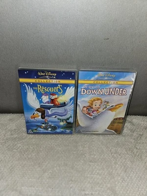 DVD disney collection the rescuers & down under 2 disc set [DISKS ONLY] - image 1 of 4