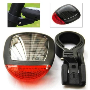 Long lasting ABS Plastic Solar Powered Bicycle Lights Night Flashing Lights - Picture 1 of 6