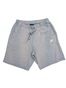 Nike Sportswear Club Herren Stretch Cotton Jersey Shorts Heather Grey Gr. L - Bild 1 von 7