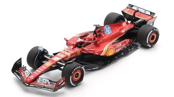 LOOKSMART LS18F1067 FERRARI SF-24 N.16 WINNER AUSTIN GP 2024 C.LECLERC 1:18 Mode - Immagine 1 di 1