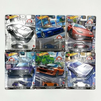 Hot Wheels Car Culture Ronin Run 2022 Complete Set of 6 w/Black Chase Car #0 - Image 1 of 4