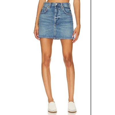 Mini falda vaquera Citizen of Humanity Eden línea A 25 Foto 1 de 4