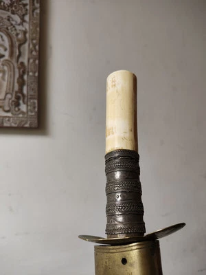 Daga Dha grande fina antigua/palabra corta pequeña Foto 1 de 4