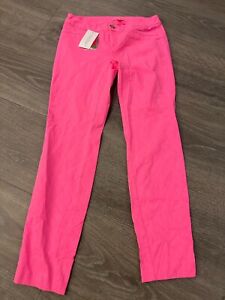 Lilly Pulitzer Women’s Pants Size US 2 Kelly Skinny Ankle Sunset Pink Textured
