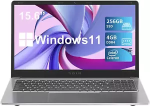 Portátil SGIN 15.6 in Procesador Intel J4105 4GB 256GB SSD 2.5 GHz 5.0G WiFi HDMI - Imagen 1 de 15
