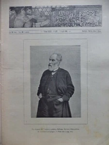 1896 LIVORNO LUIGI ORLANDO MONUMENTO VITTORIO EMANUELE ESPOSIZIONE TORINO - Picture 1 of 8