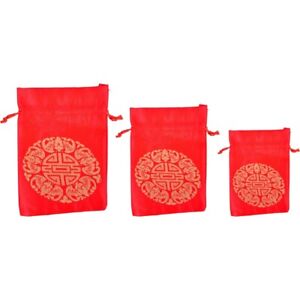 10 Pcs Peace Blessing Bags for Creative Wedding Candy Bag Brocade Bag Gift B