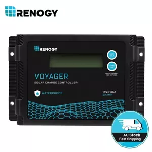 Renogy Voyager Waterproof 20A PWM Solar Controller 12V Volt Battery Regulator - Picture 1 of 6