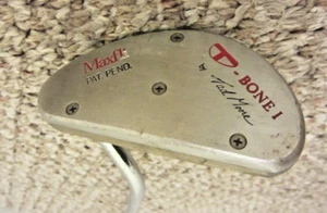 Tad Moore T-Bone I Men's Right Handed Steel Shaft Mallet Maxfli Golf Putter 35" - Picture 1 of 12