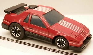 Tonka Clutch Popper Pontiac Fiero Rojo con Rayas Blancas y Alerón Grande Japón - Imagen 1 de 2