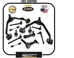 Front Suspension Kit 12p Ball Joints Arms 97-03 for Ford F-150 Rear Wheel Drive - Bild 1 von 1