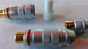 2x Gold Cinch Clutch <8mm " Professional Edition Titan " 24 Carat Plated 5101B - Bild 1 von 1