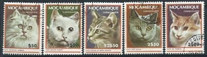 Mozambique 1979 Cats x 5 good stamps CTO - Picture 1 of 1