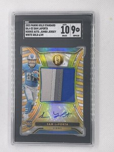 2023 Sam LaPorta Gold Standard Rookie Auto, Jumbo Jersey White Gold  /49 🔥🔥