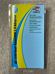 AC1200 Dual Band USB 3.0 Wi-Fi adaptor - new - Afbeelding 1 van 2